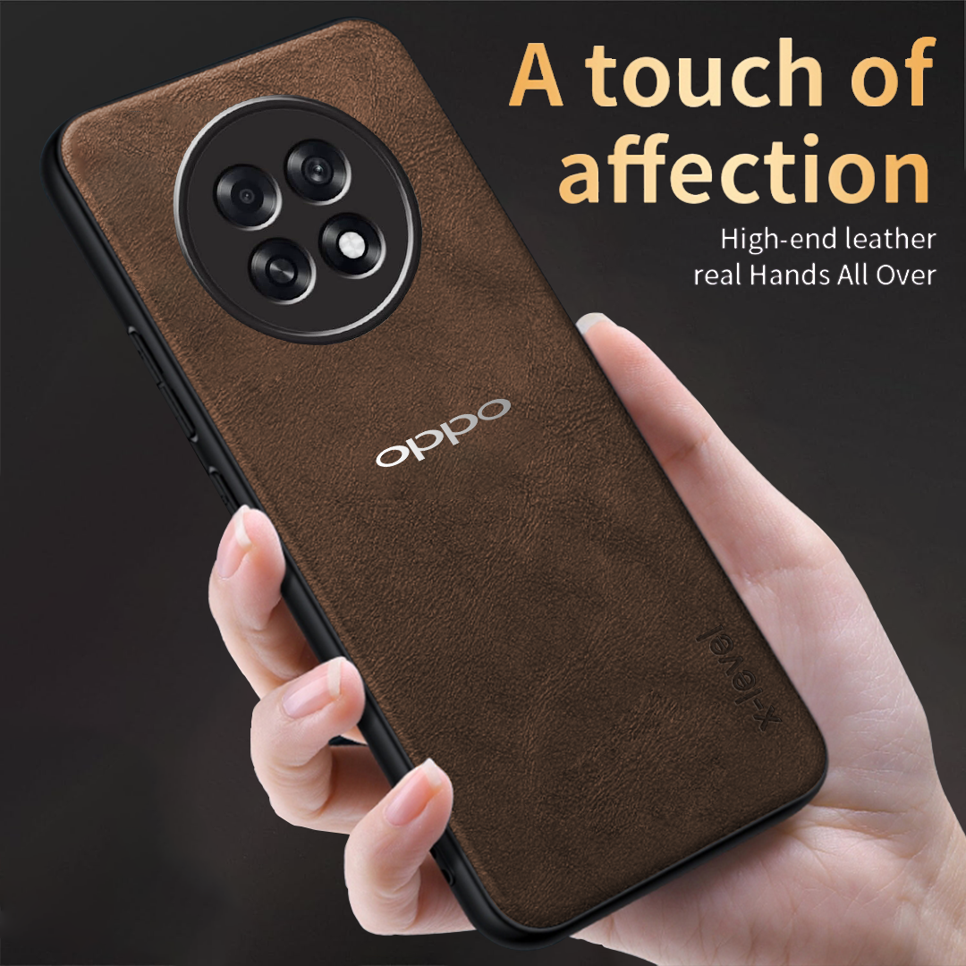 OPPO F31 PRO PLUS 5G Business Style  PU LEATHER PROTECTIVE BACK CASE WITH CAMERA PROTECTION