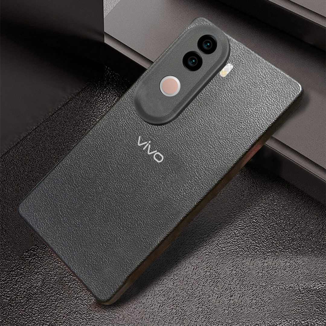 Vivo V40e 5G Solid Color Leather Texture Matte Phone Back Case