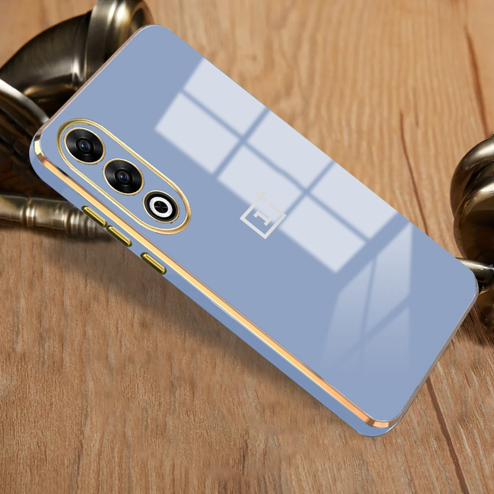ONEPLUS NORD CE 4 5G ULTRA-SHINE GOLD ELECTROPLATED LUXURIOUS  BACK CASE WITH CAMERA PROTECTION