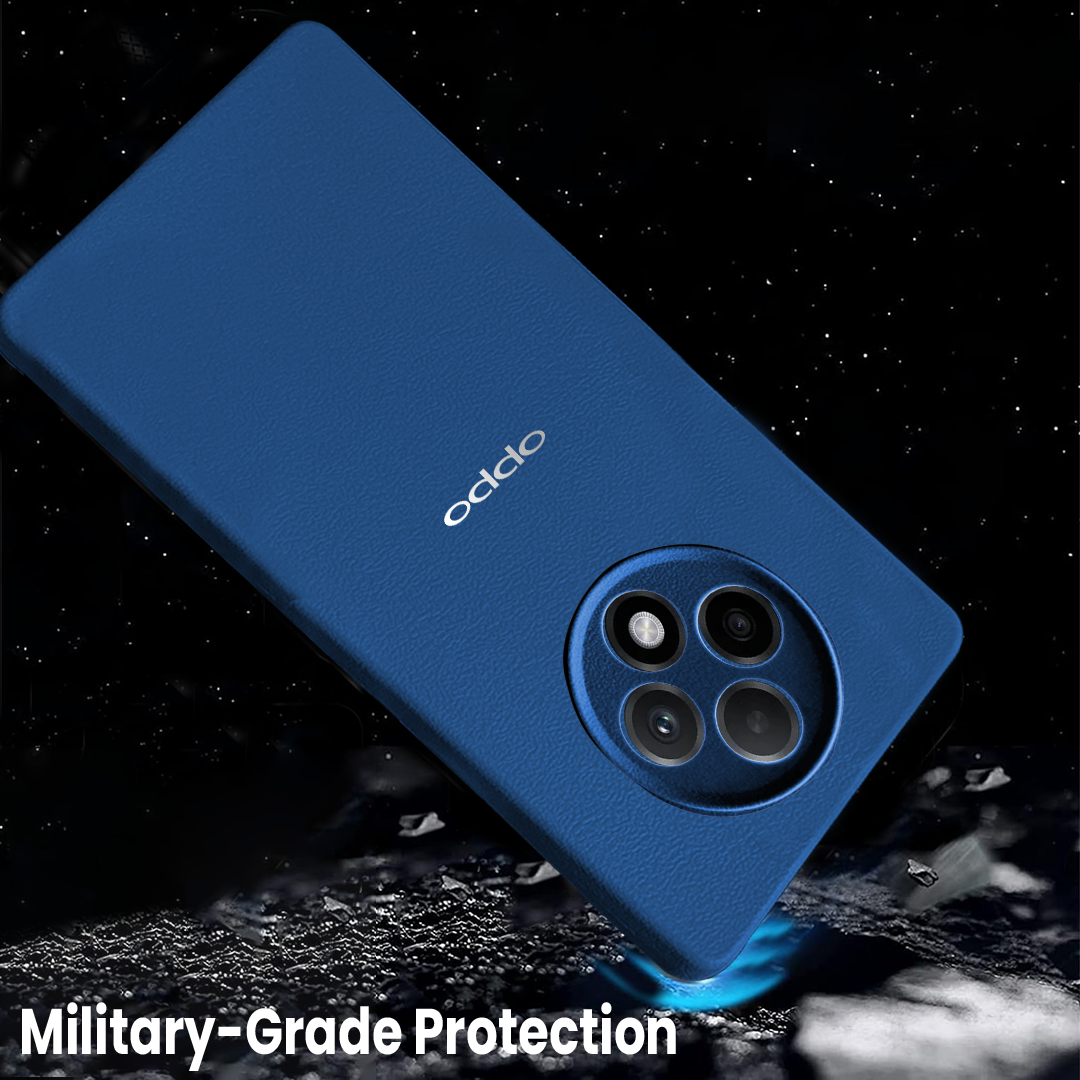 Oppo F27 Pro Plus 5G Solid Color Leather Texture Matte Phone Back Case