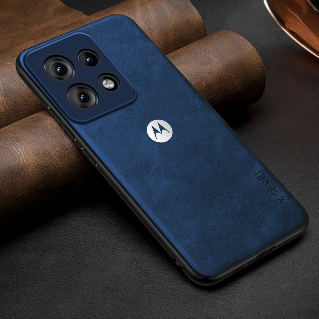 MOTO EDGE 50 NEO 5G  Business Style PU LEATHER PROTECTIVE BACK CASE WITH CAMERA PROTECTION