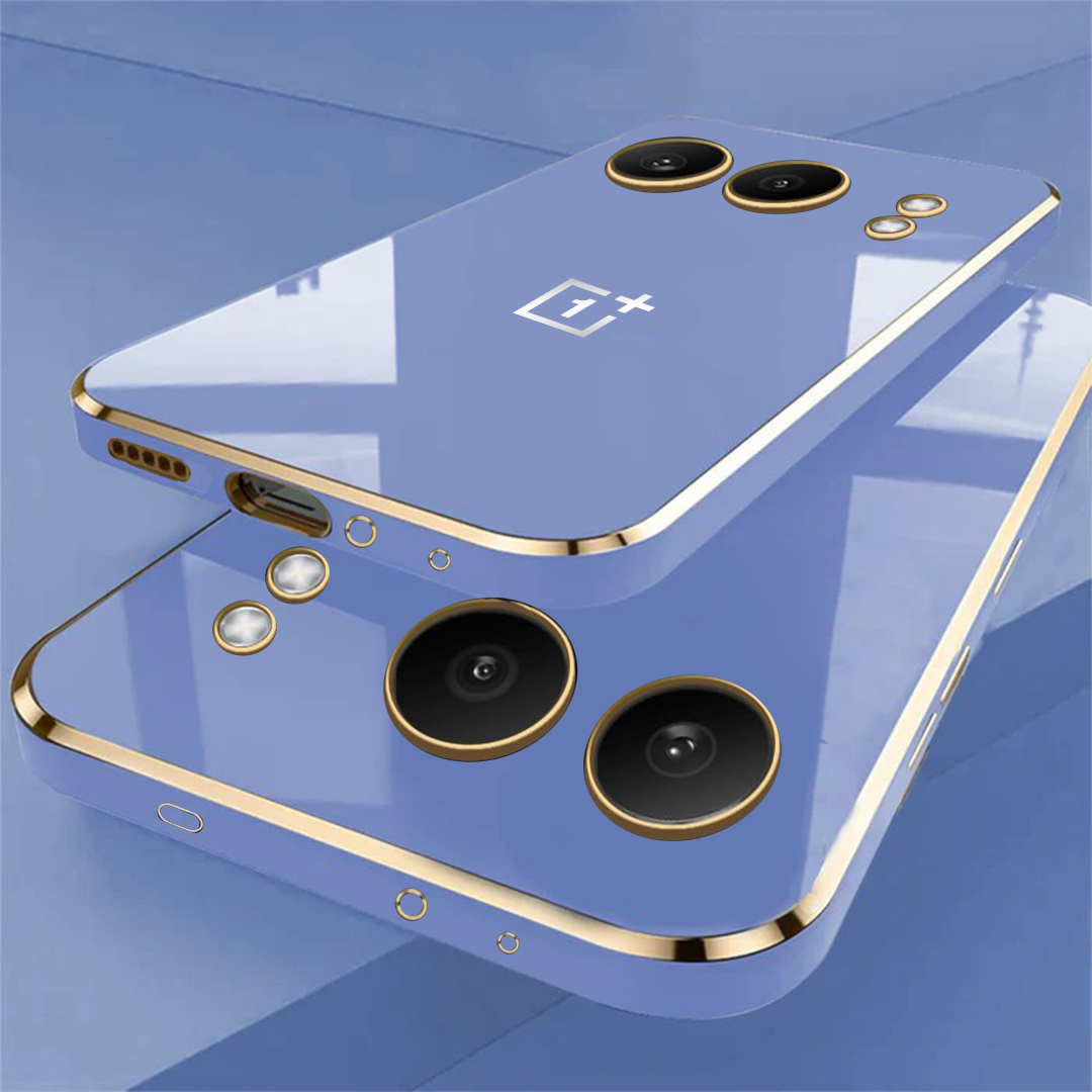 ONEPLUS NORD 4 5G ULTRA-SHINE GOLD ELECTROPLATED LUXURIOUS  BACK CASE WITH CAMERA PROTECTION