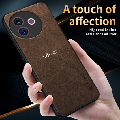 VIVO Y39 5G  Business Style  PU LEATHER PROTECTIVE BACK CASE WITH CAMERA PROTECTION