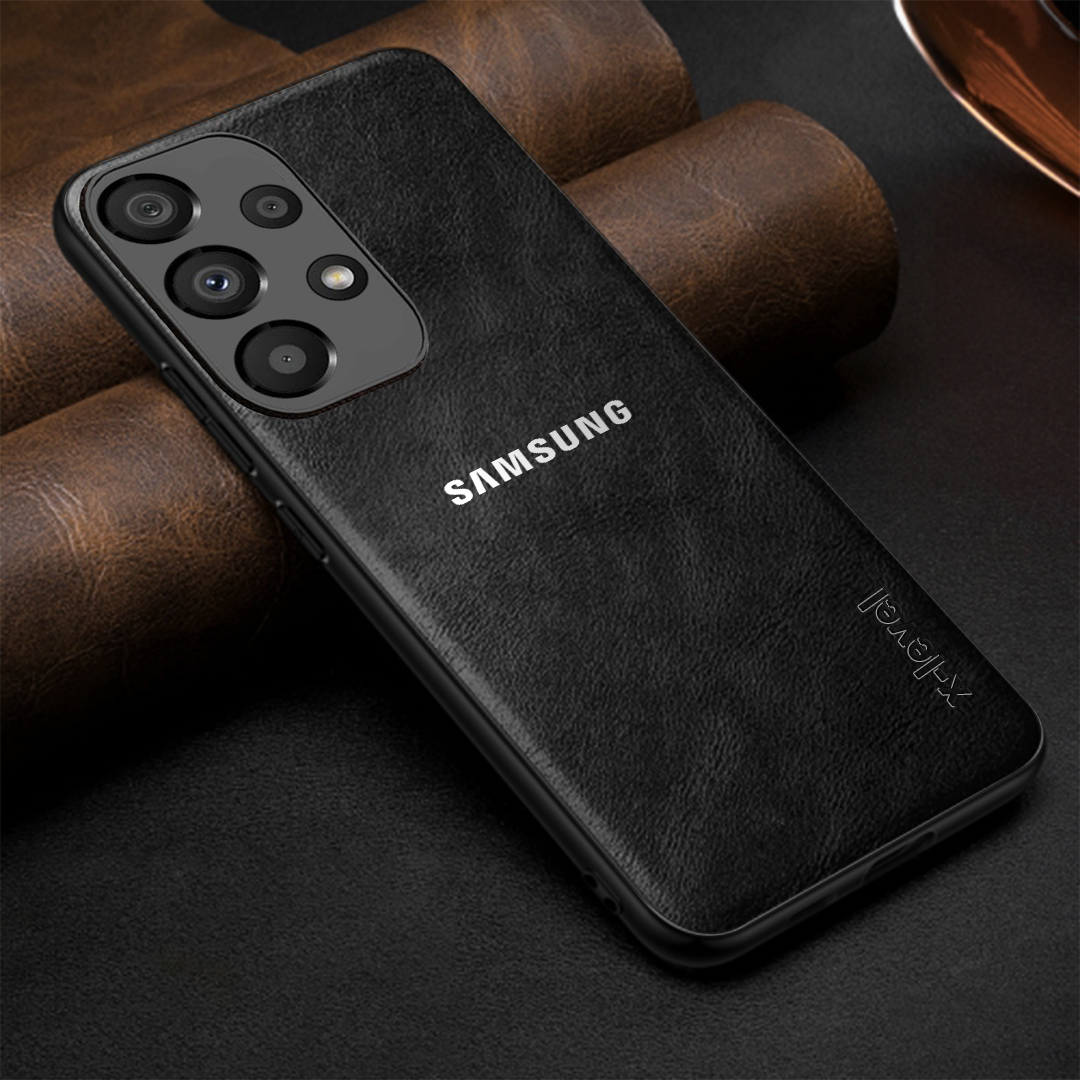GALAXY A52s 5G  Business Style PU LEATHER PROTECTIVE BACK CASE WITH CAMERA PROTECTION
