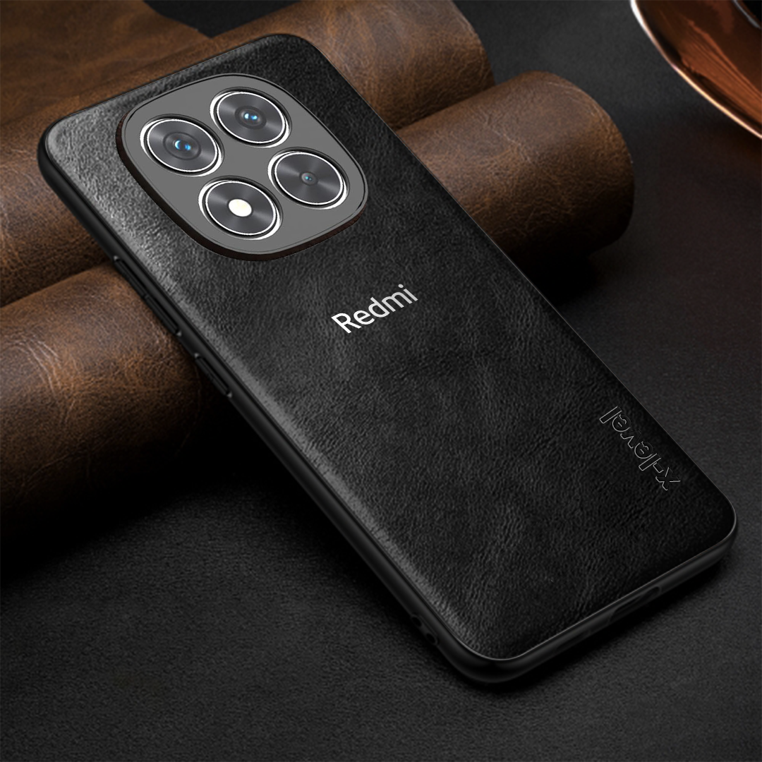 REDMI NOTE 14 PRO 5G Business Style PU LEATHER PROTECTIVE BACK CASE WITH CAMERA PROTECTION