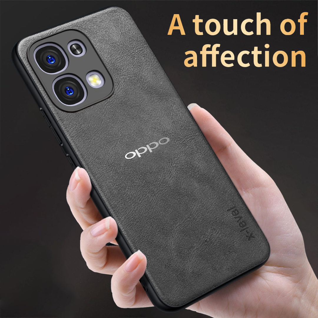 OPPO F31 5G Business Style  PU LEATHER PROTECTIVE BACK CASE WITH CAMERA PROTECTION