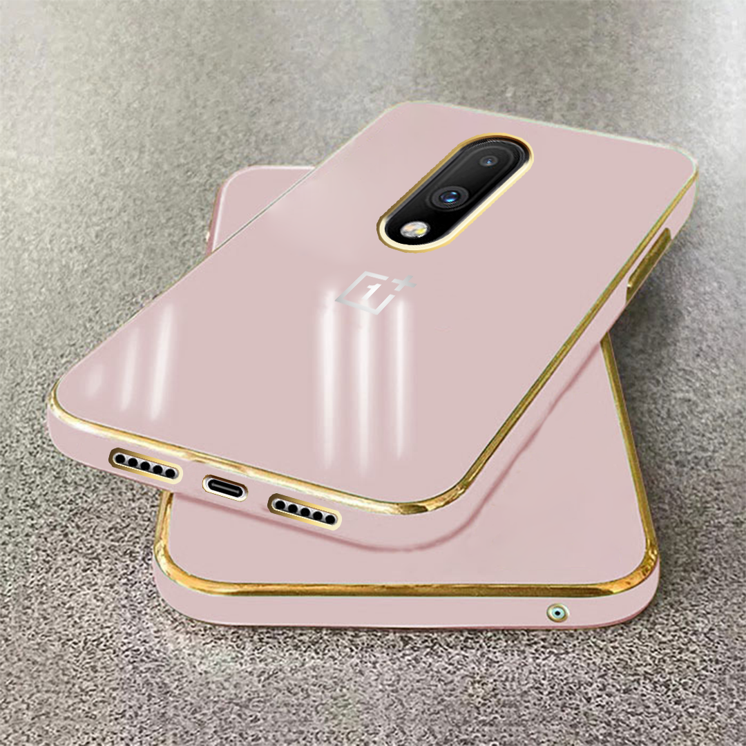 OnePlus 7 ULTRA-SHINE LUXURIOUS  BACK CASE WITH CAMERA PROTECTION