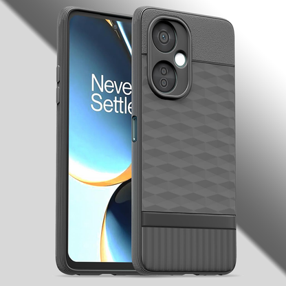 ONEPLUS NORD CE3 LITE 5G 3D Hexa Cube Design Drop Protection | Camera Protection TPU Back Case