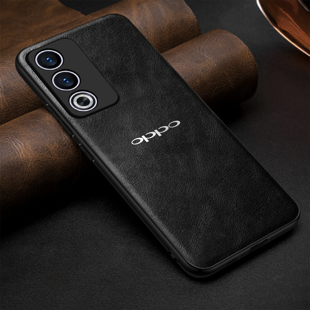 OPPO A3 Pro  5G Business Style PU LEATHER PROTECTIVE BACK CASE WITH CAMERA PROTECTION