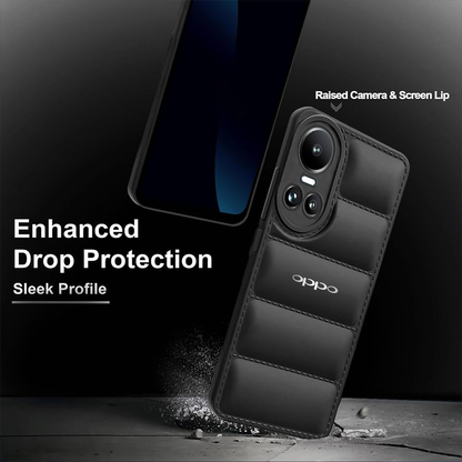 OPPO RENO 10 5G The Puffer Edition Soft Material Down Jacket Phone Case