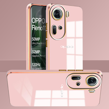 OPPO RENO 11 5G ULTRA-SHINE LUXURIOUS  BACK CASE WITH CAMERA PROTECTION