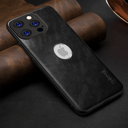 IPHONE 13 PRO 5G Business Style PU LEATHER PROTECTIVE BACK CASE WITH CAMERA PROTECTION