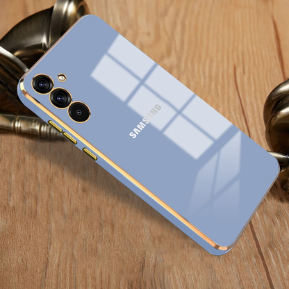 GALAXY A16 5G ULTRA-SHINE GOLD ELECTROPLATED LUXURIOUS  BACK CASE WITH CAMERA PROTECTION