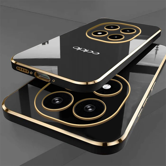 OPPO F29 PRO 5G ULTRA-SHINE GOLD ELECTROPLATED LUXURIOUS  BACK CASE WITH CAMERA PROTECTION
