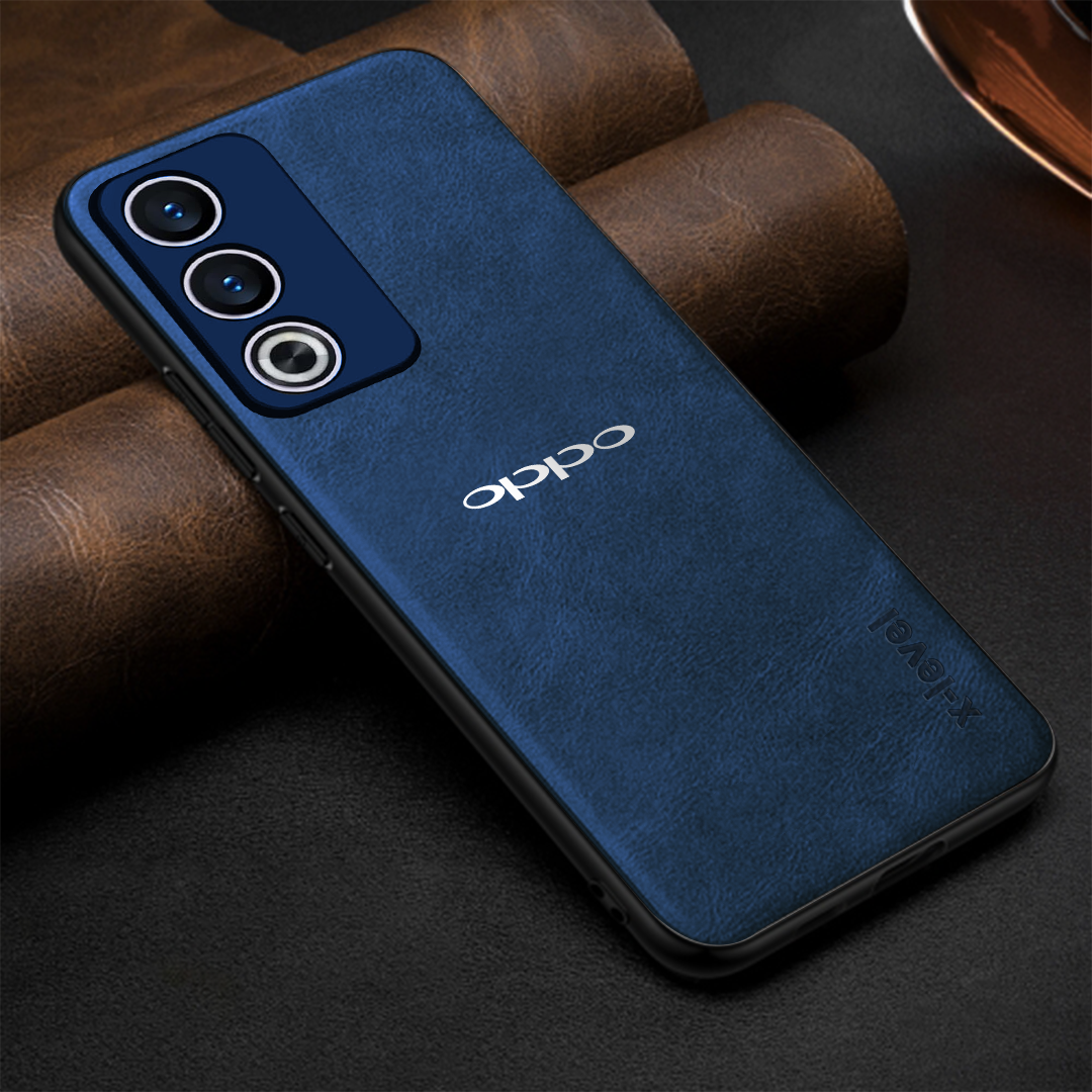 OPPO A3 Pro  5G Business Style PU LEATHER PROTECTIVE BACK CASE WITH CAMERA PROTECTION