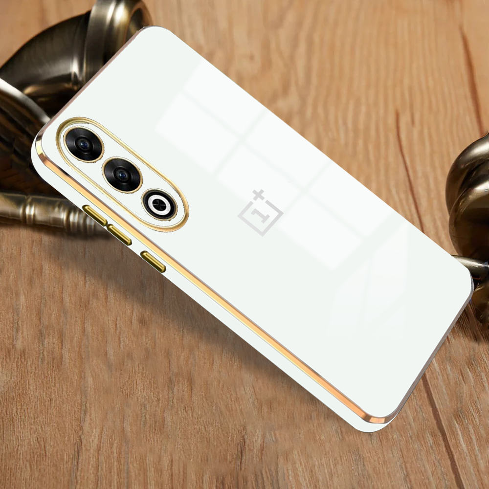 ONEPLUS NORD CE 4 5G ULTRA-SHINE GOLD ELECTROPLATED LUXURIOUS  BACK CASE WITH CAMERA PROTECTION