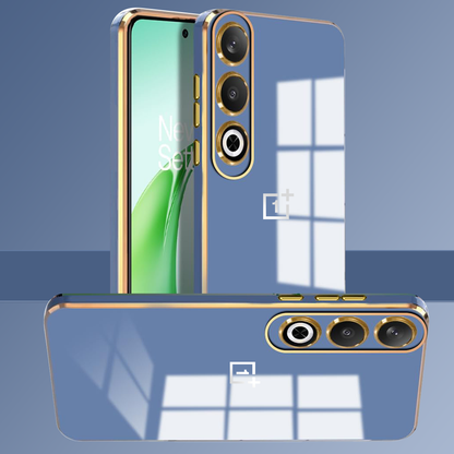 ONEPLUS NORD CE 4 5G ULTRA-SHINE GOLD ELECTROPLATED LUXURIOUS  BACK CASE WITH CAMERA PROTECTION