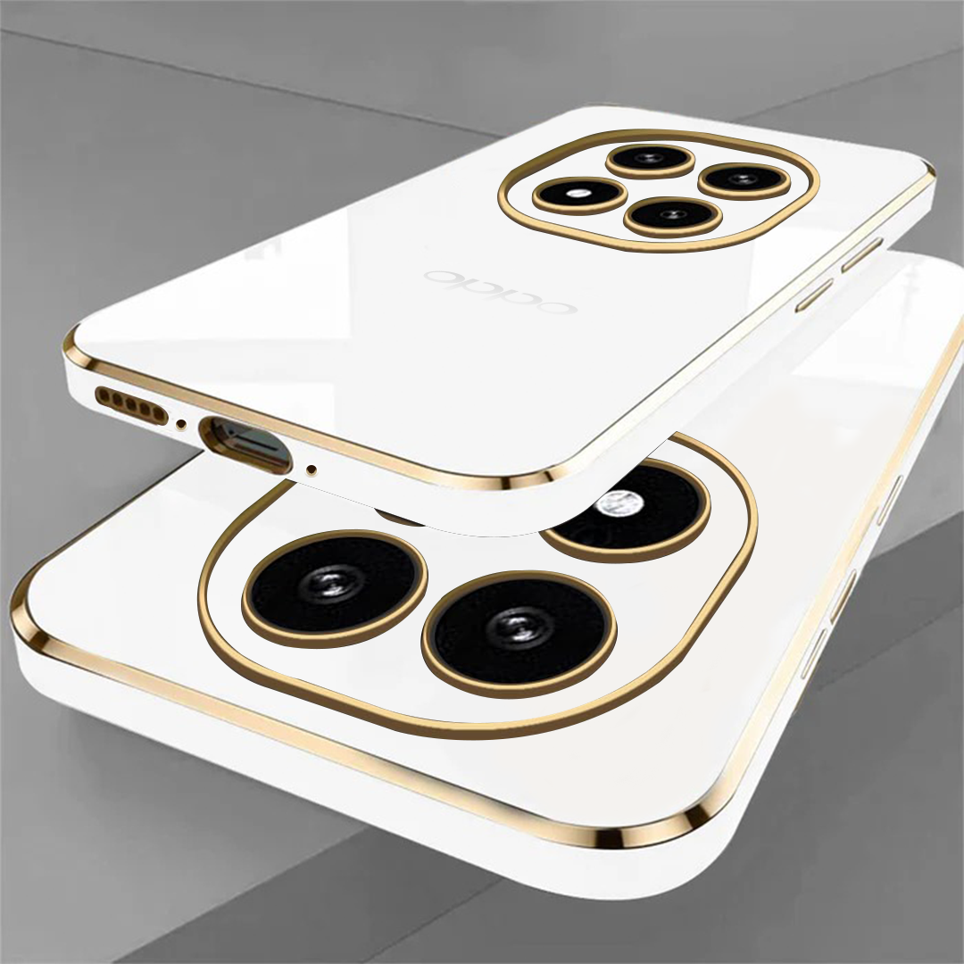OPPO F29 PRO 5G ULTRA-SHINE GOLD ELECTROPLATED LUXURIOUS  BACK CASE WITH CAMERA PROTECTION