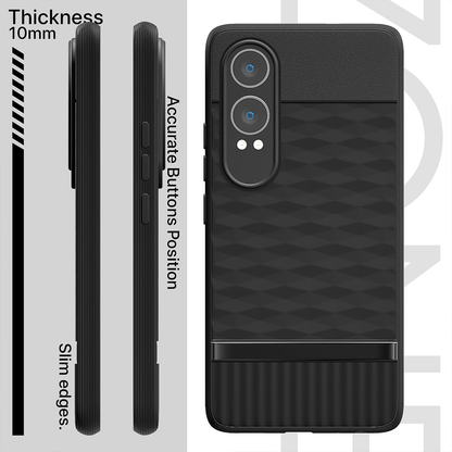 ONEPLUS NORD CE4 LITE 5G 3D Hexa Cube Design Drop Protection | Camera Protection TPU Back Case