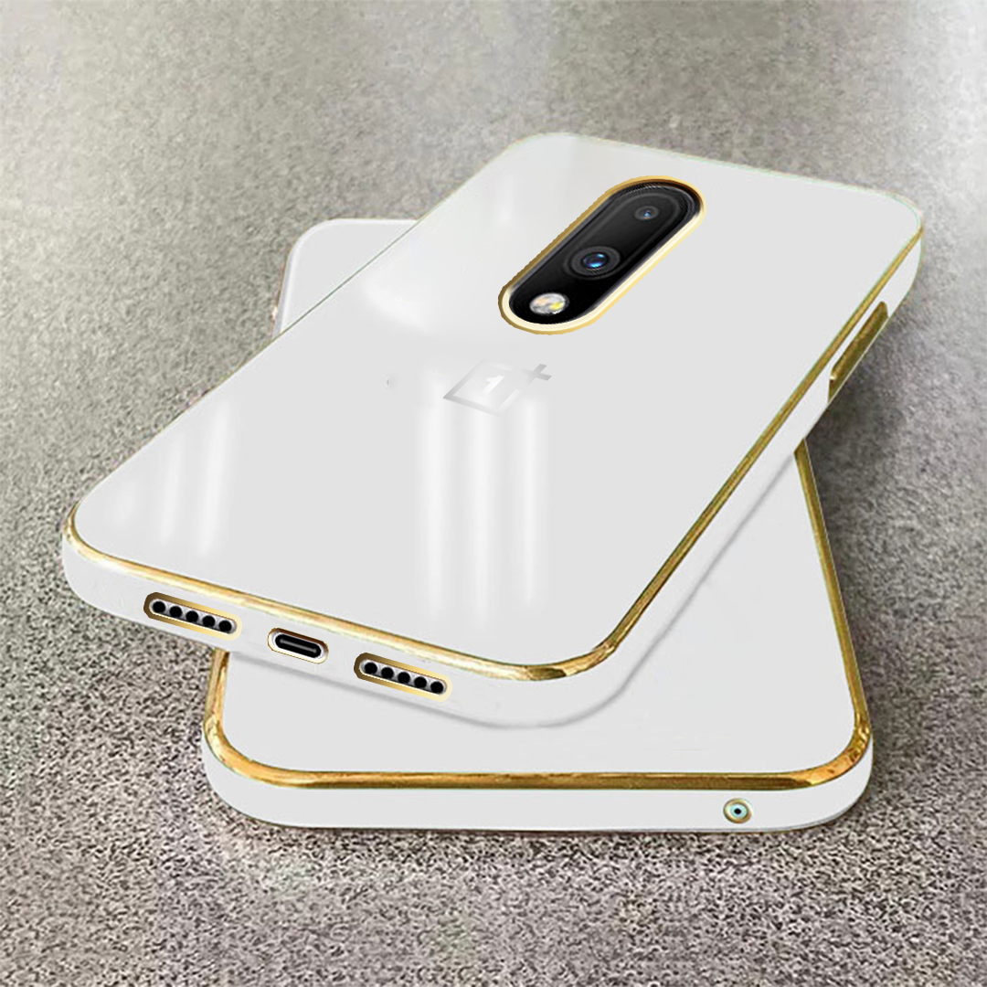 OnePlus 7 ULTRA-SHINE LUXURIOUS  BACK CASE WITH CAMERA PROTECTION