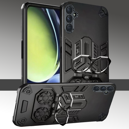 Samsung Galaxy A55 5G Armor knight Series Camera Protection 2 in 1 Shockproof Phone Cover with Kickstand