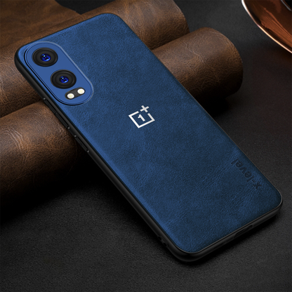 ONEPLUS CE4 LITE 5G Business Style PU LEATHER PROTECTIVE BACK CASE WITH CAMERA PROTECTION