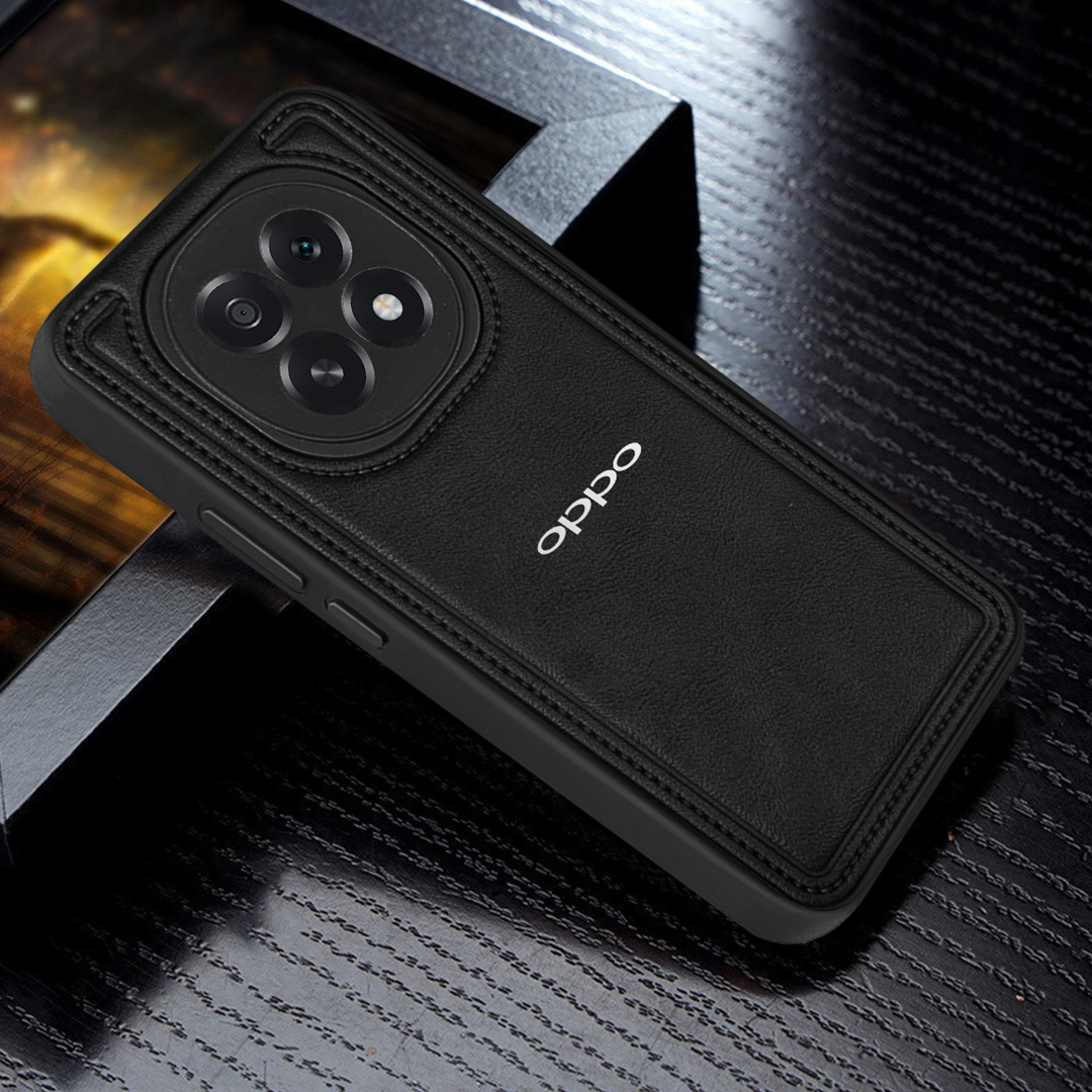 OPPO F29 5G Vintage Leather Stitched Protective Back Case