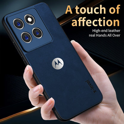 MOTOROLA EDGE 60 PRO 5G Business Style PU LEATHER PROTECTIVE BACK CASE WITH CAMERA PROTECTION