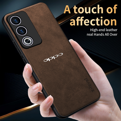 OPPO A3 Pro  5G Business Style PU LEATHER PROTECTIVE BACK CASE WITH CAMERA PROTECTION