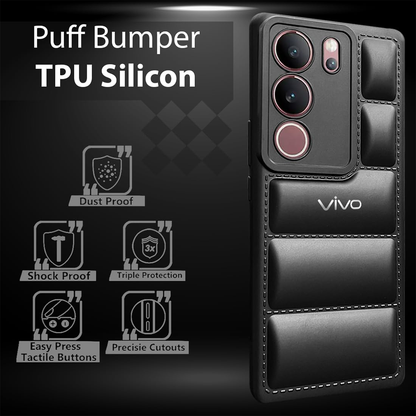 VIVO V29 5G The Puffer Edition Soft Material Down Jacket Phone Case