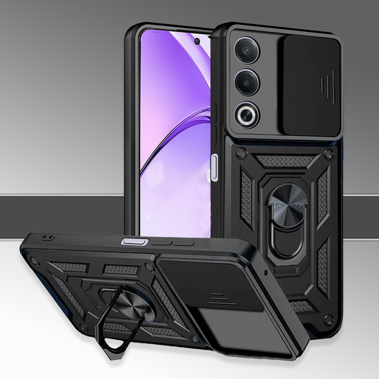 ONEPLUS NORD CE4 5G Armor Military-grade Case With Sliding Camera Cover & 360 Kickstand