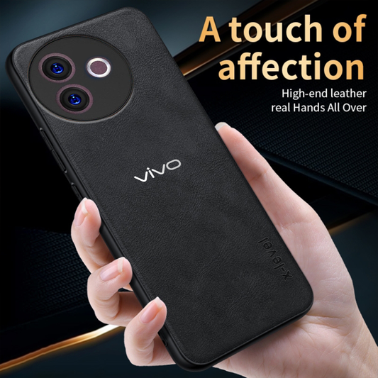VIVO Y39 5G  Business Style  PU LEATHER PROTECTIVE BACK CASE WITH CAMERA PROTECTION