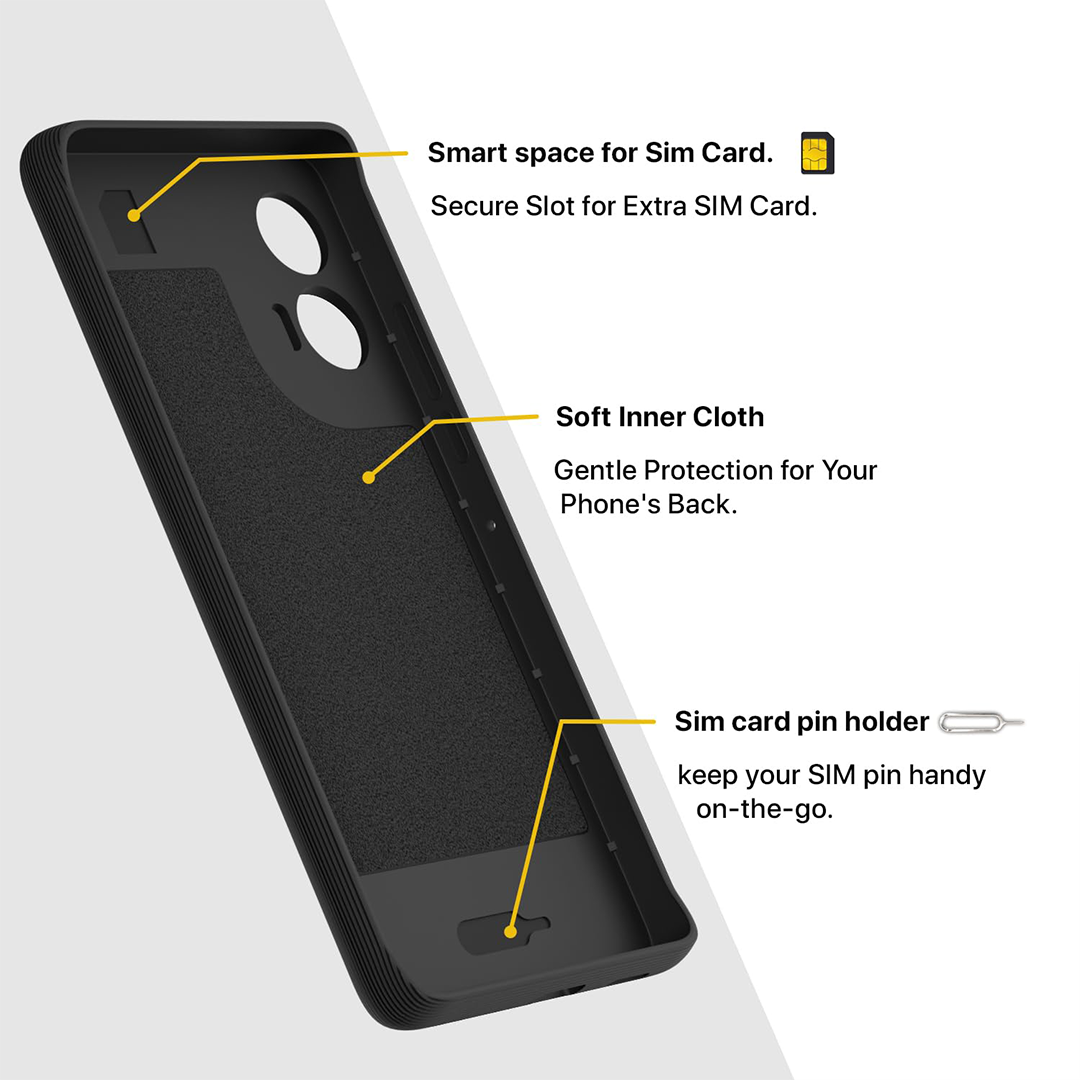 MOTOROLA EDGE 50 FUSION 5G 3D Hexa Cube Design Drop Protection | Camera Protection TPU Back Case