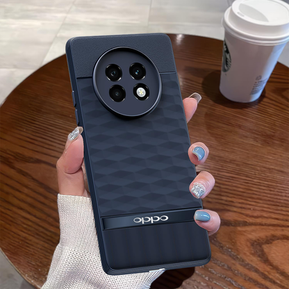 OPPO F27 PRO PLUS 5G 3D Hexa Cube Design Drop Protection | Camera Protection TPU Back Case