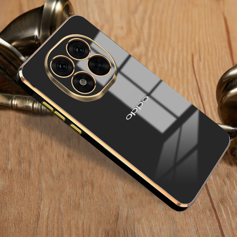 OPPO F29 5G ULTRA-SHINE GOLD ELECTROPLATED LUXURIOUS  BACK CASE WITH CAMERA PROTECTION