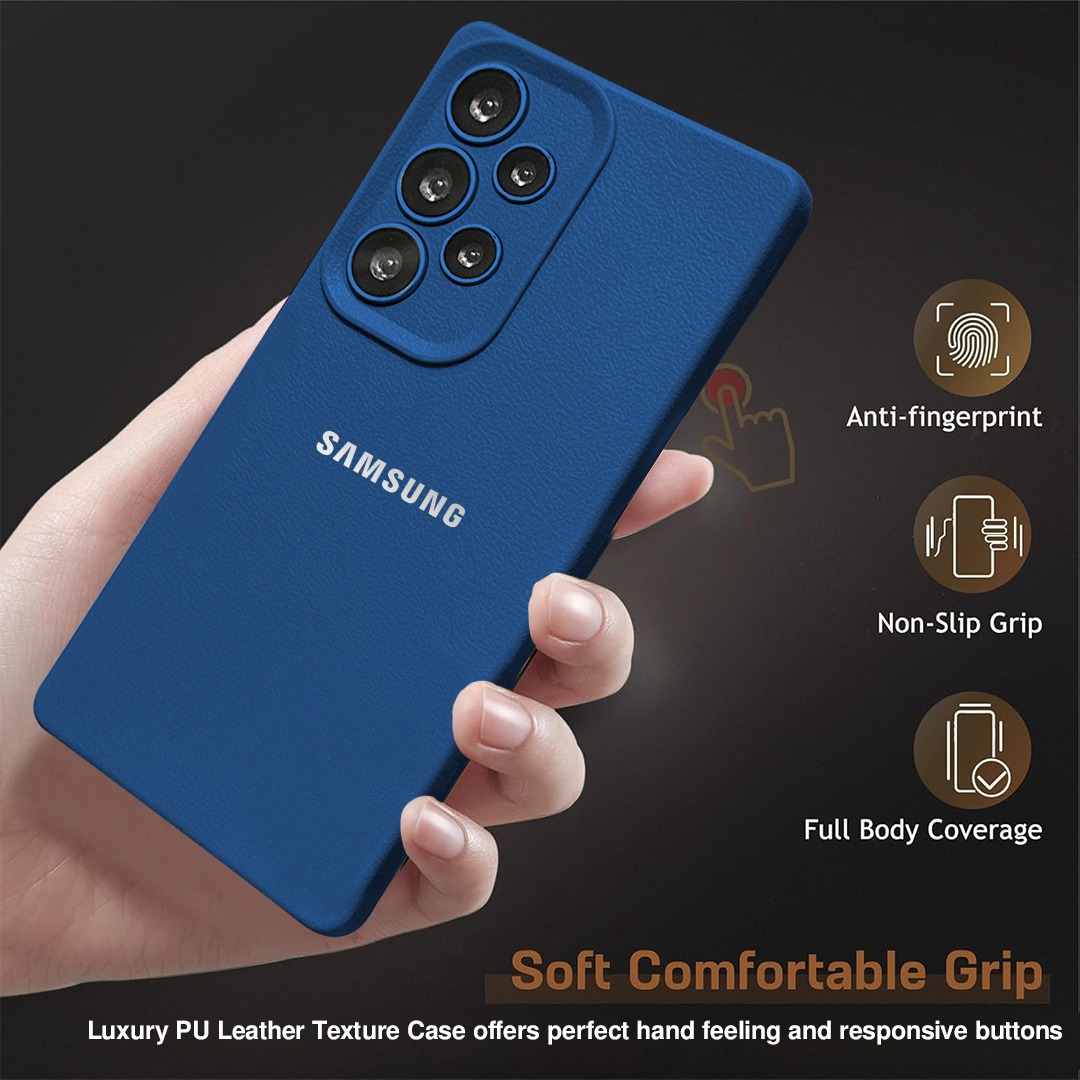 Samsung Galaxy A53 5G Solid Color Leather Texture Matte Phone Back Case