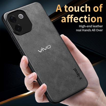 VIVO T3 PRO 5G  Business Style  PU LEATHER PROTECTIVE BACK CASE WITH CAMERA PROTECTION