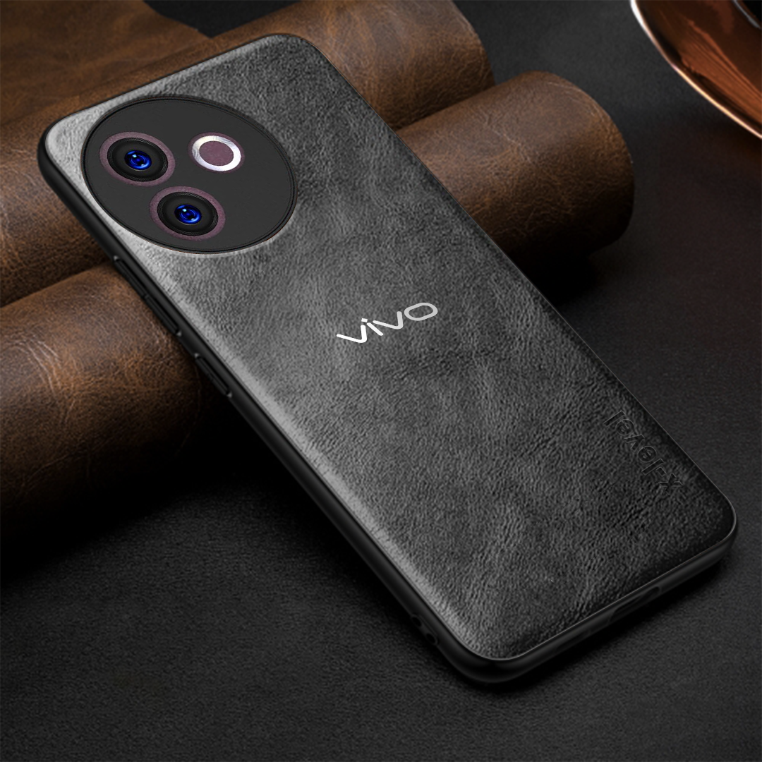 VIVO Y39 5G  Business Style  PU LEATHER PROTECTIVE BACK CASE WITH CAMERA PROTECTION
