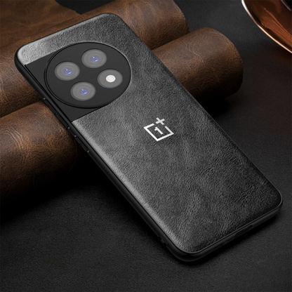 ONEPLUS 11R 5G Business Style PU LEATHER PROTECTIVE BACK CASE WITH CAMERA PROTECTION