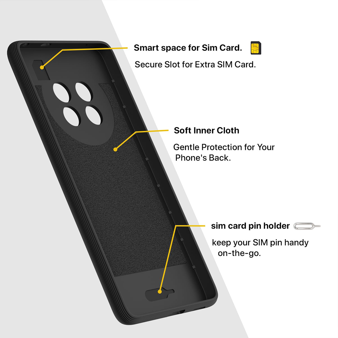 OPPO F27 PRO PLUS 5G 3D Hexa Cube Design Drop Protection | Camera Protection TPU Back Case