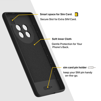 OPPO F27 PRO PLUS 5G 3D Hexa Cube Design Drop Protection | Camera Protection TPU Back Case