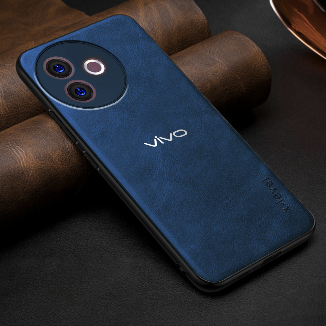 VIVO Y39 5G  Business Style  PU LEATHER PROTECTIVE BACK CASE WITH CAMERA PROTECTION