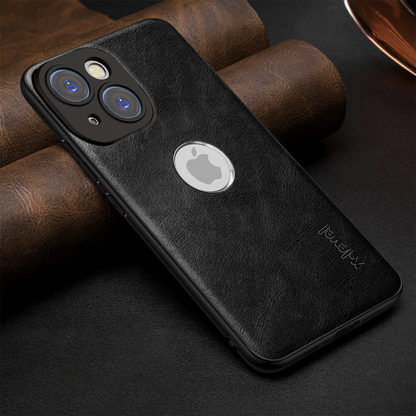 IPHONE 13 5G Business Style PU LEATHER PROTECTIVE BACK CASE WITH CAMERA PROTECTION