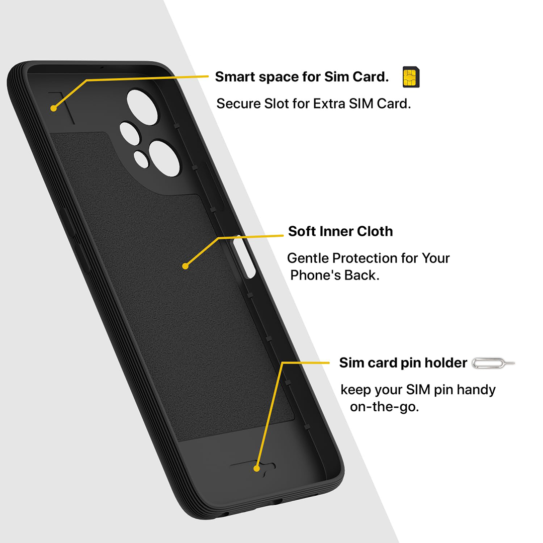 ONEPLUS NORD CE2 LITE 5G 3D Hexa Cube Design Drop Protection | Camera Protection TPU Back Case
