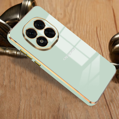 OPPO F29 5G ULTRA-SHINE GOLD ELECTROPLATED LUXURIOUS  BACK CASE WITH CAMERA PROTECTION