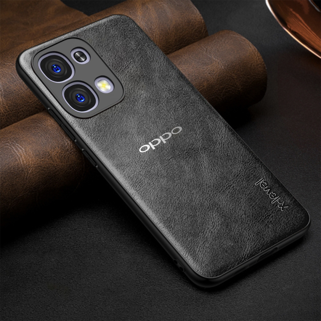 OPPO F31 5G Business Style  PU LEATHER PROTECTIVE BACK CASE WITH CAMERA PROTECTION