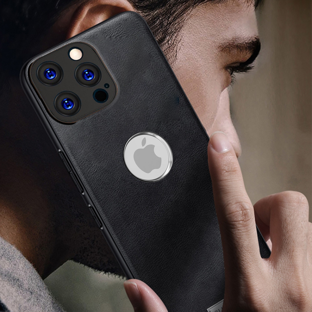 IPHONE 14 PRO 5G Business Style PU LEATHER PROTECTIVE BACK CASE WITH CAMERA PROTECTION