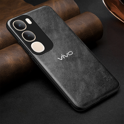VIVO Y29 5G Business Style PU LEATHER PROTECTIVE BACK CASE WITH CAMERA PROTECTION