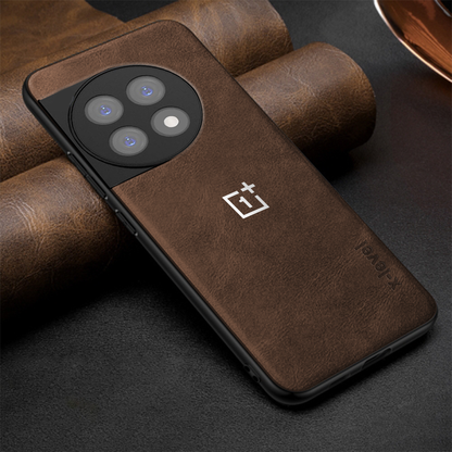 ONEPLUS 11R 5G Business Style PU LEATHER PROTECTIVE BACK CASE WITH CAMERA PROTECTION