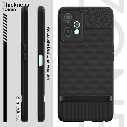 ONEPLUS NORD CE2 LITE 5G 3D Hexa Cube Design Drop Protection | Camera Protection TPU Back Case